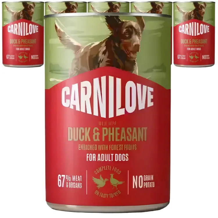 Carnilove Duck & Pheasant 6x400g mokra karma dla psa bezzbożowa