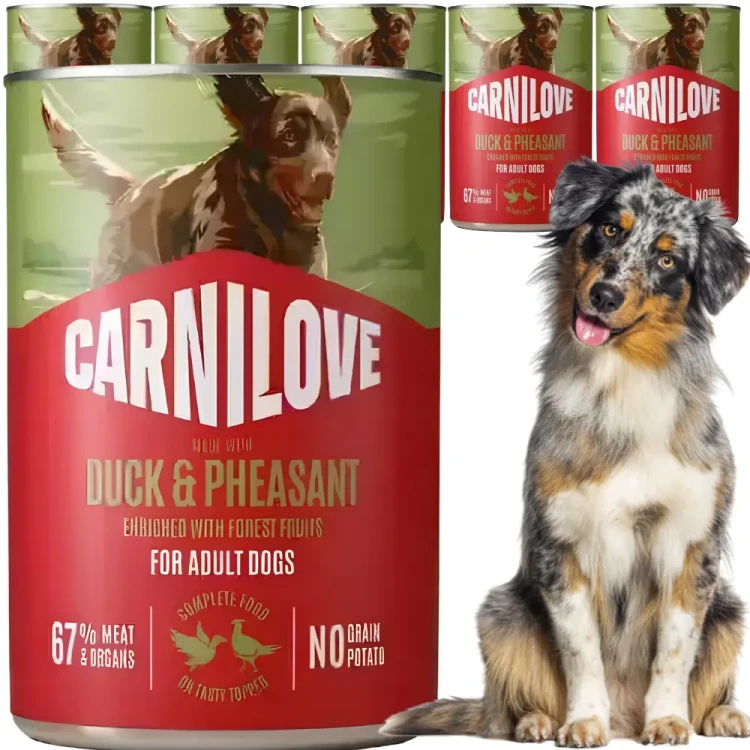 Carnilove Duck & Pheasant 6x400g mokra karma dla psa bezzbożowa