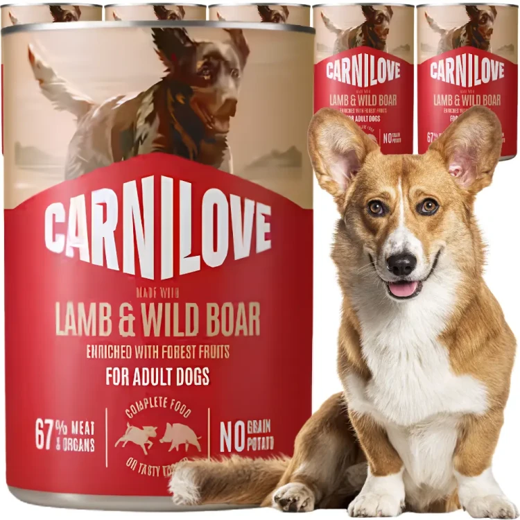 Carnilove Wild Meat Lamb & Wild Boar 6x400g Mokra karma dla psa