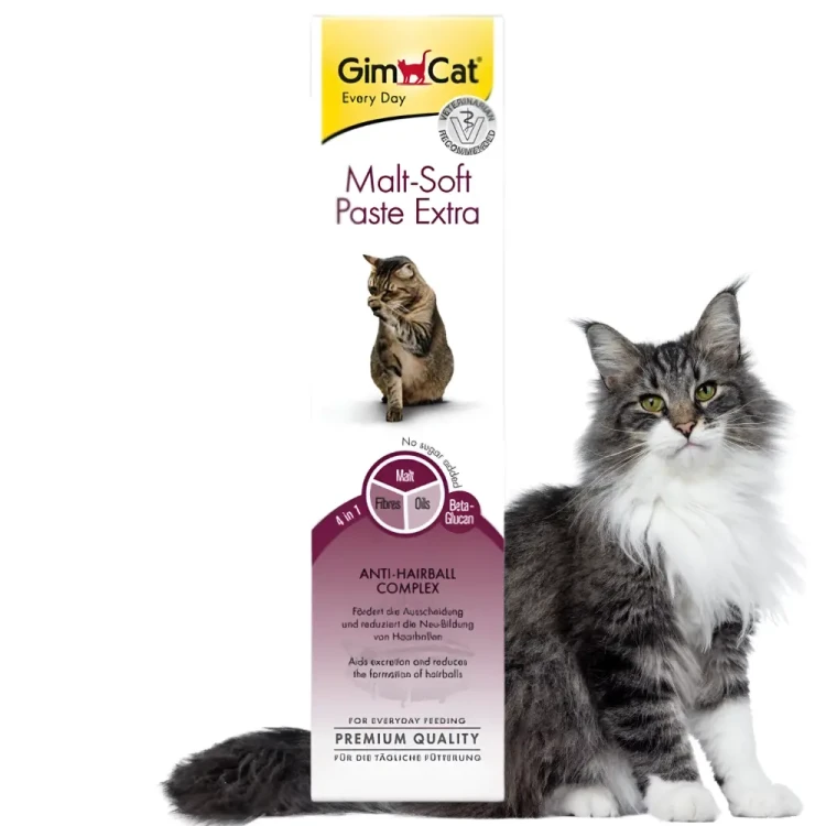 GimCat Malt Soft Extra Pasta 100g Odkłaczająca dla kota na kłaczki