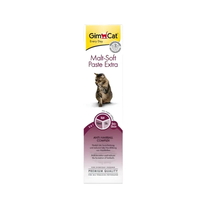 GimCat Malt Soft Extra Pasta 100g Odkłaczająca dla kota na kłaczki