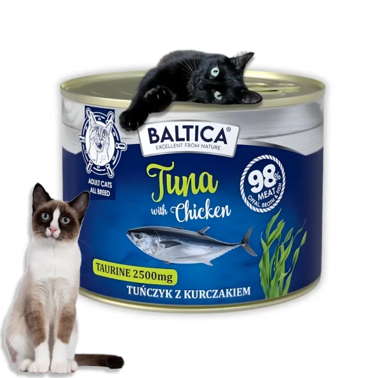 Baltica Excellent karma mokra dla kota tuńczyk z kurczakiem 185g
