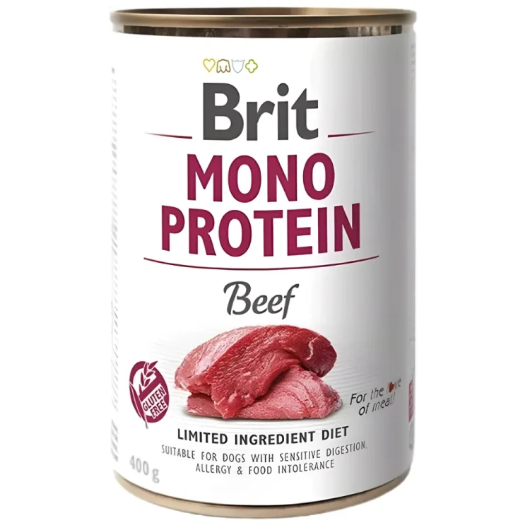 Karma mokra dla psa Brit Mono Mix smaków 12 x 400 g monobiałkowa bezzbożowa