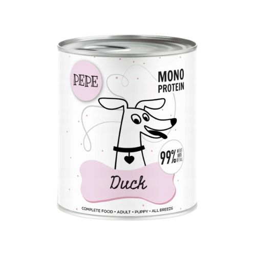Paka Zwierzaka Kaczka 12x800 g Monoproteinowa karma mokra dla psa