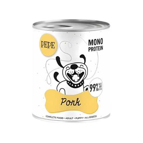 Paka Zwierzaka Wieprzowina 12x800g Monoproteinowa karma mokra dla psa
