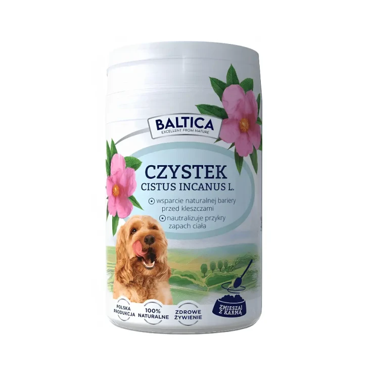 Baltica Czystek 100g Naturalna ochrona przed kleszczami dla psa i kota