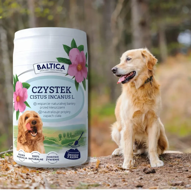 Baltica Czystek 100g Naturalna ochrona przed kleszczami dla psa i kota