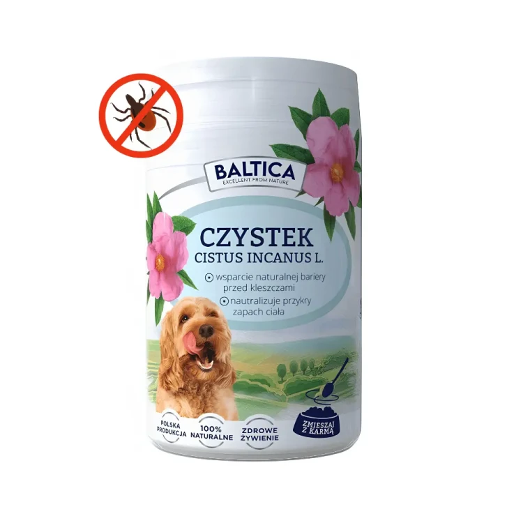 Baltica Czystek 100g Naturalna ochrona przed kleszczami dla psa i kota