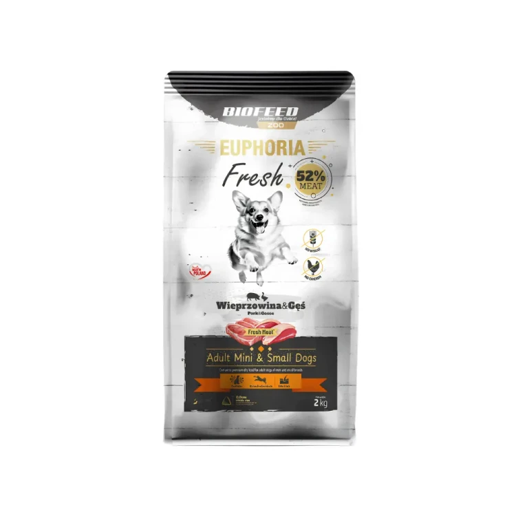 Euphoria Adult wieprzowina gęś 2 kg XS/S
