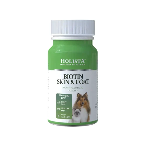 Holista Biotin Skin & Coat 90 tab. Naturalny preparat na sierść dla psa i kota