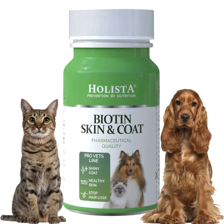 Holista Biotin Skin & Coat 90 tab. Naturalny preparat na sierść dla psa i kota