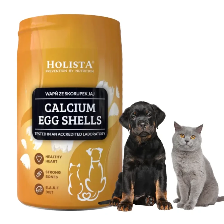 Holista Calcium Egg shells 300g Wapń ze skorupek jaj na mocne kości psa i kota