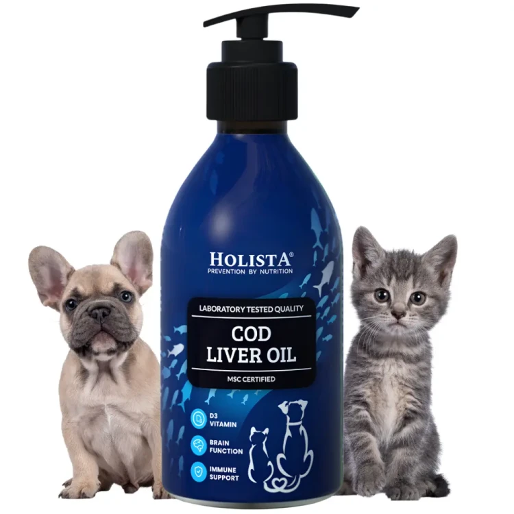 Holista Cod Liver Oil 100 ml Olej z wątroby dorsza dla psów i kotów