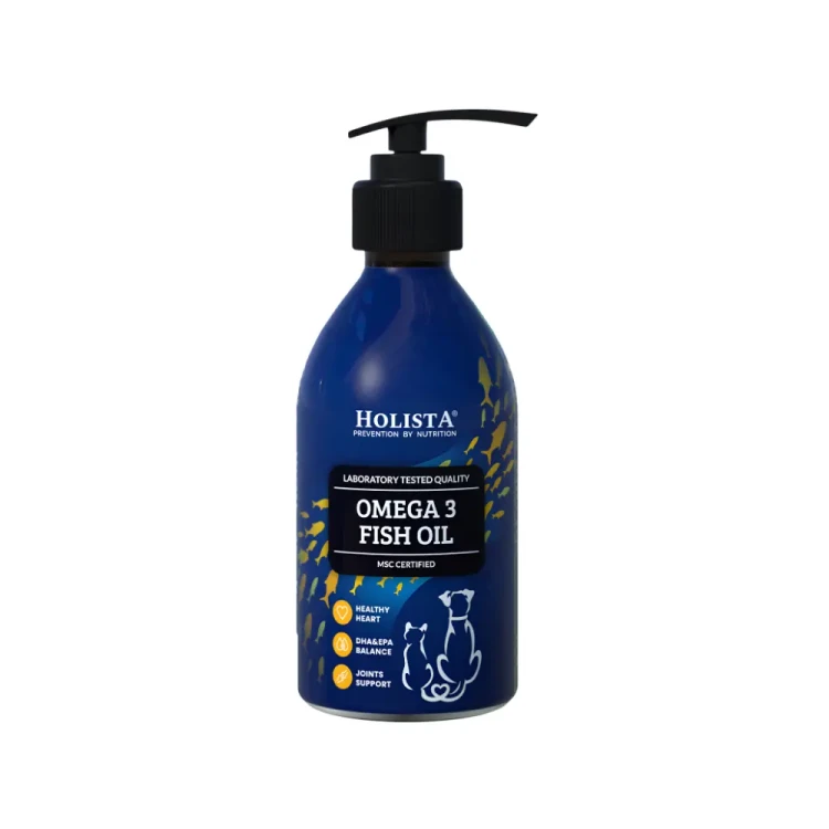 Holista Omega3 Oil 100 ml Olej z ryb dziko żyjących dla psów i kotów