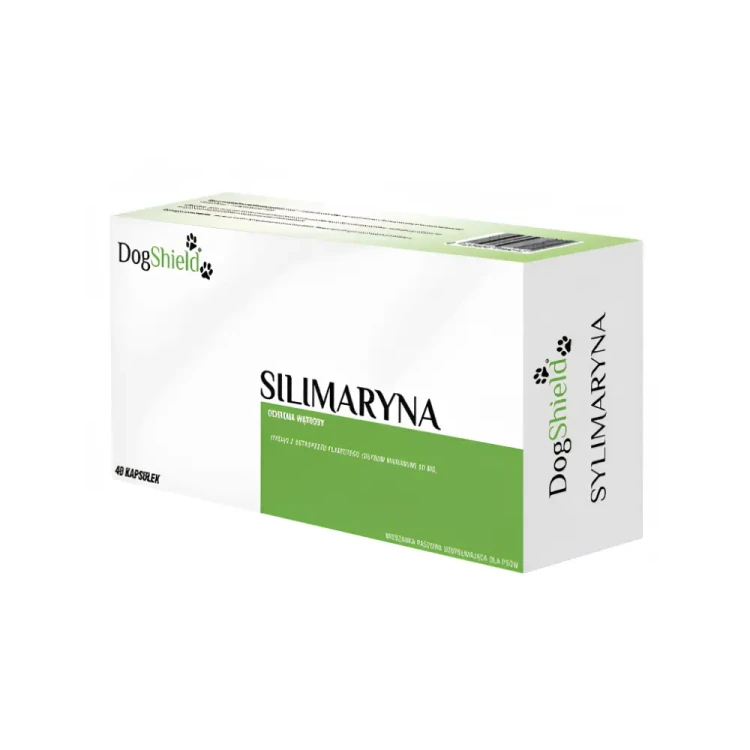 Dogshield Silimaryna 45 kapsułek. Ochrona wątroby dla psa. Biofaktor.