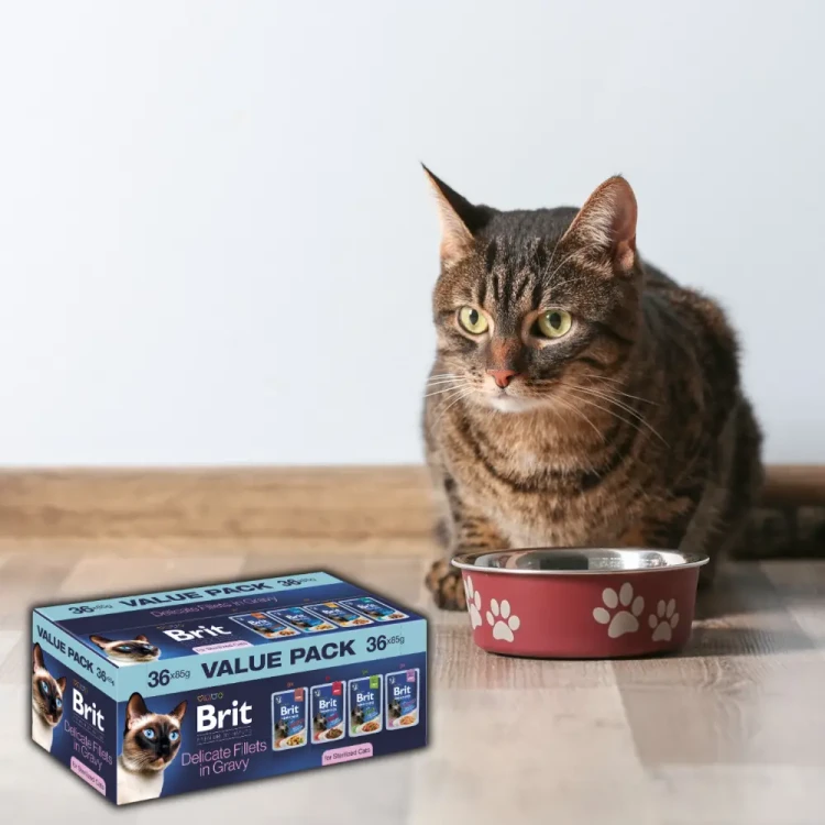 Brit Premium Cat Value Pack 36x85g Karma mokra dla kotów Sterilised