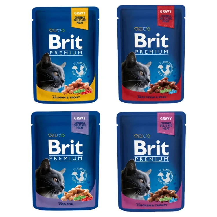 Brit Premium Cat Value Pack 40x100g Mokra karma dla kota