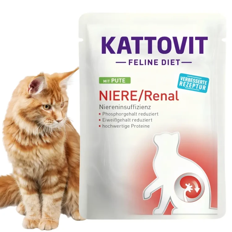 Kattovit Renal Indyk 85g Mokra karma dla kota nerki niewydolność