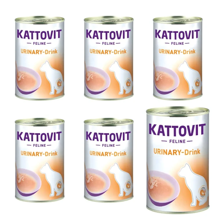 Kattovit Drink Urinary 6x135ml Napój dla kota zdrowe drogi moczowe