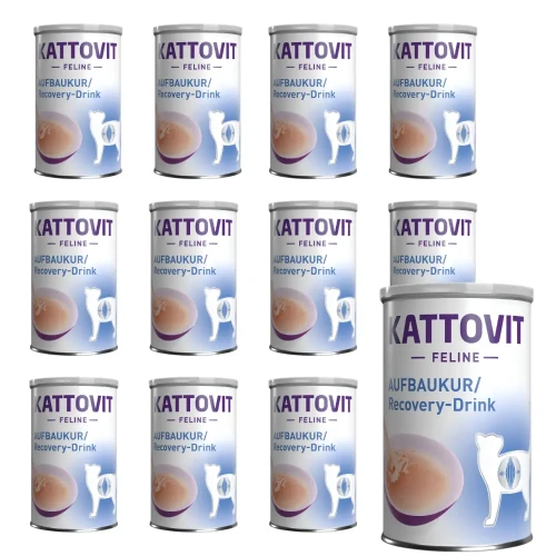 Kattovit Drink Recovery 12x135ml Specjalistyczny napój wzmacniający dla kota po chorobie