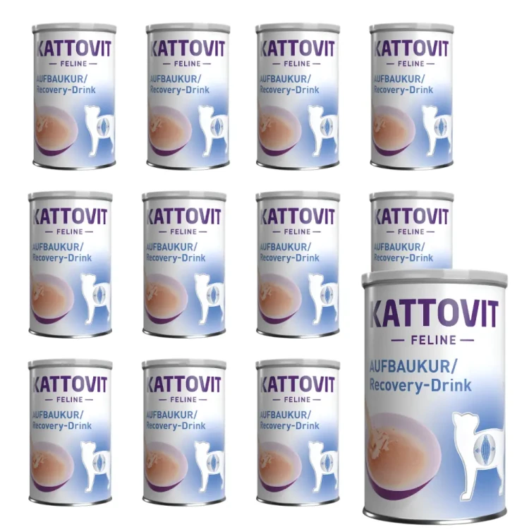 Kattovit Drink Recovery 12x135ml Specjalistyczny napój wzmacniający dla kota po chorobie