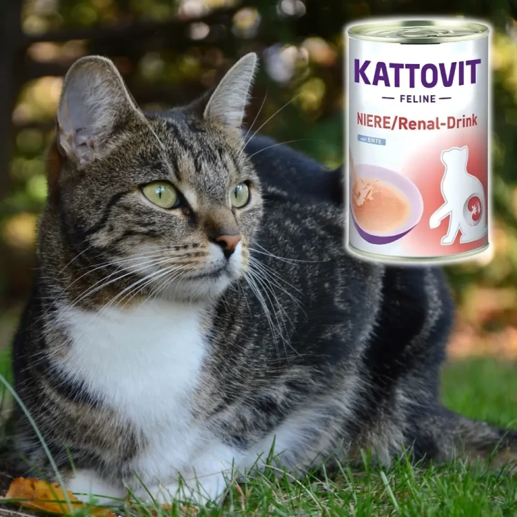 Kattovit Drink Renal Kaczka 135ml Specjalistyczny napój dla kota na nerki
