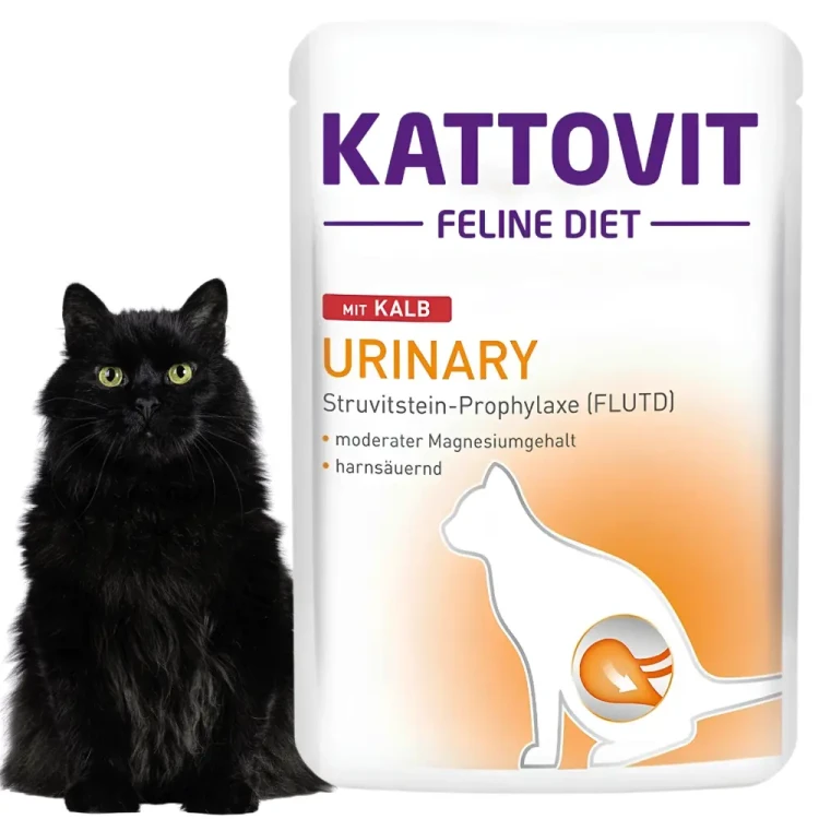 Kattovit Urinary Cielęcina 85g Mokra karma dla kota drogi moczowe