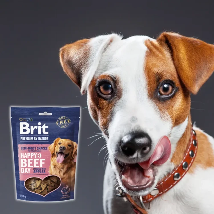 Brit Premium by Nature Beef with Apples 180g Przysmaki dla psów z wołowiną
