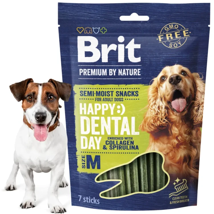 Brit Premium by Nature Dental Stick M 180g Przysmaki dla psa na zęby