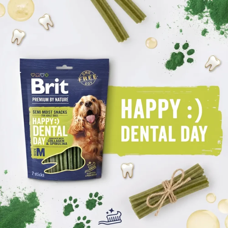 Brit Premium by Nature Dental Stick M 180g Przysmaki dla psa na zęby
