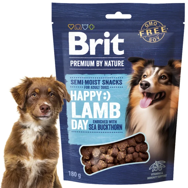 Brit Premium by Nature Lamb with Seabuckthorn 180g Przysmaki dla psów z jagnięciną