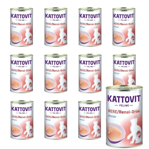 Kattovit Drink Renal Kaczka 12x135ml Specjalistyczny napój dla kota na nerki