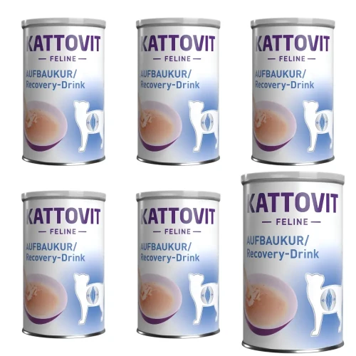 Kattovit Drink Recovery 6x135ml Specjalistyczny napój wzmacniający dla kota po chorobie