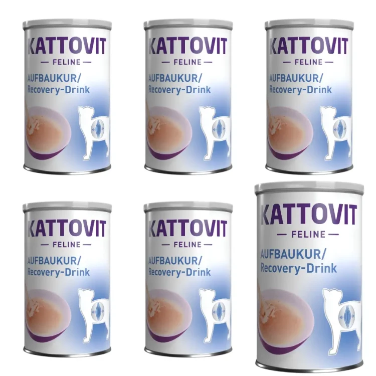 Kattovit Drink Recovery 6x135ml Specjalistyczny napój wzmacniający dla kota po chorobie
