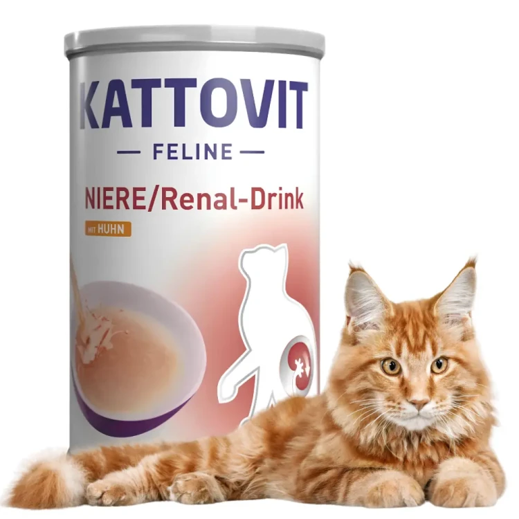 Kattovit Drink Renal Kurczak 6x135ml Specjalistyczny napój dla kota na nerki