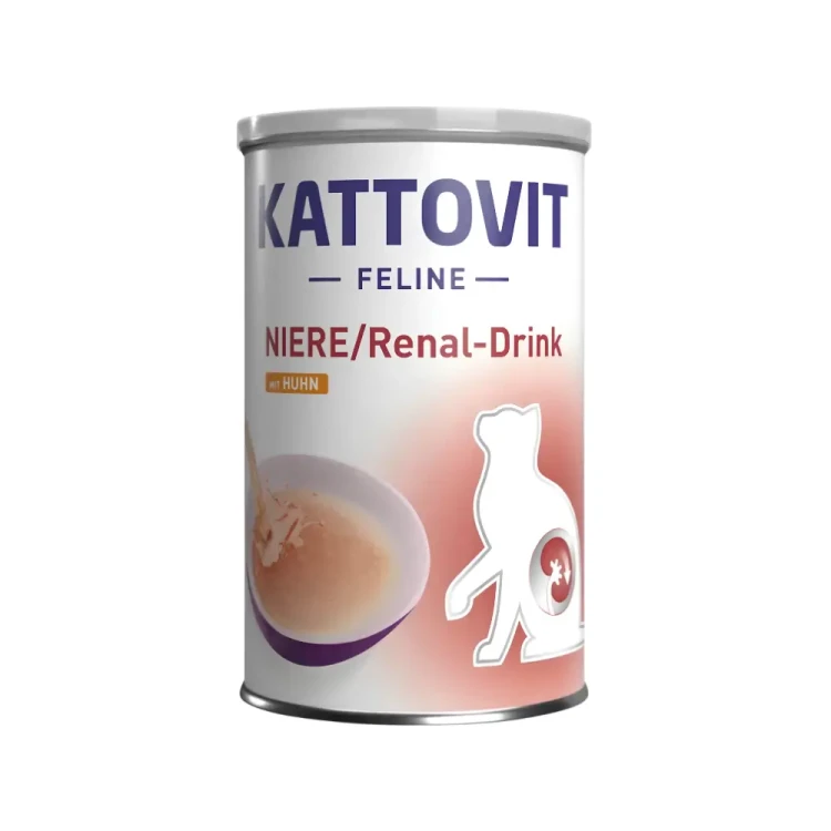 Kattovit Drink Renal Kurczak 6x135ml Specjalistyczny napój dla kota na nerki