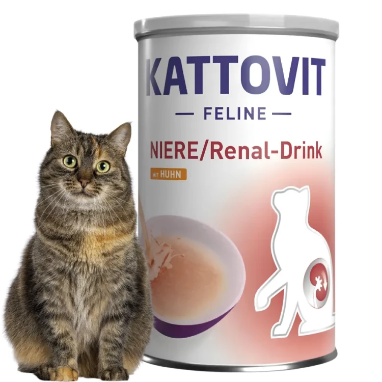 Kattovit Drink Renal Kurczak 135ml Specjalistyczny napój dla kota na nerki