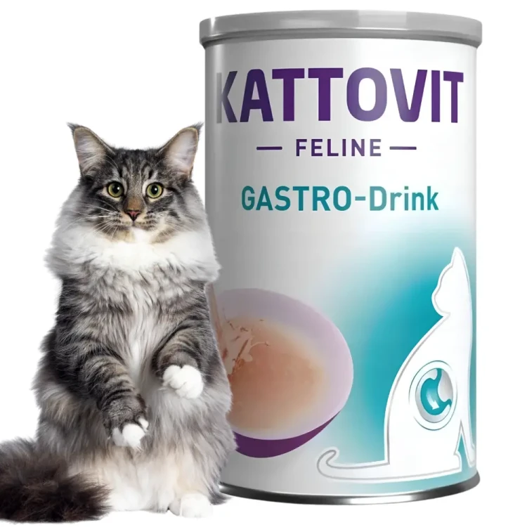 Kattovit Drink Gastro 12x135ml Napój dla kota na czuły żołądek i jelita