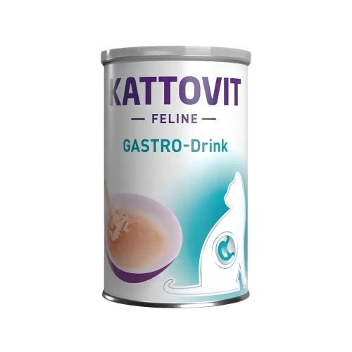 Kattovit Drink Gastro 135ml Napój dla kota na czuły żołądek i jelita