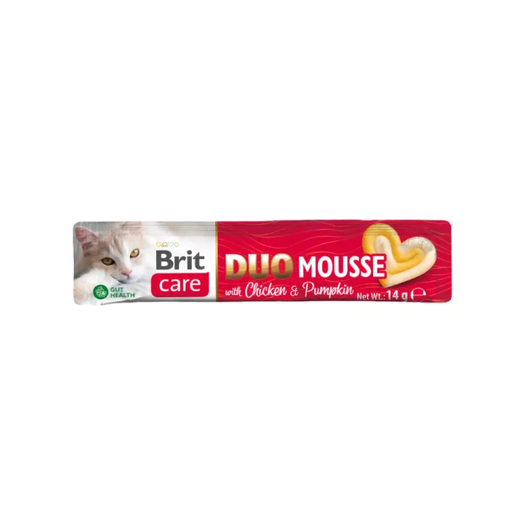 Brit Care Cat Creamy Duo Chicken&Pumpkin 4x14g Przysmaki dla kota kurczak