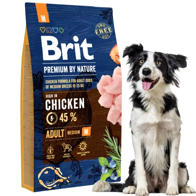 Brit Premium by Nature M Adult 8kg Sucha karma dla psów średnich ras