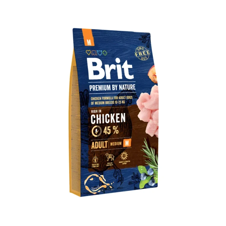 Brit Premium by Nature M Adult 8kg Sucha karma dla psów średnich ras