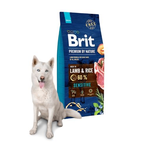 Brit Premium By Nature Sensitive Lamb&Rice 15kg Karma sucha dla psa z jagnięciną