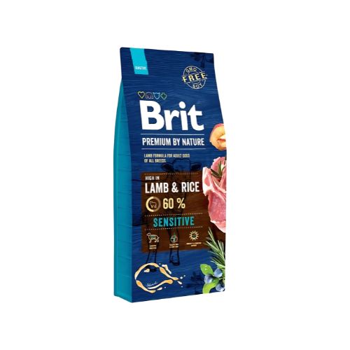 Brit Premium By Nature Sensitive Lamb&Rice 15kg Karma sucha dla psa z jagnięciną