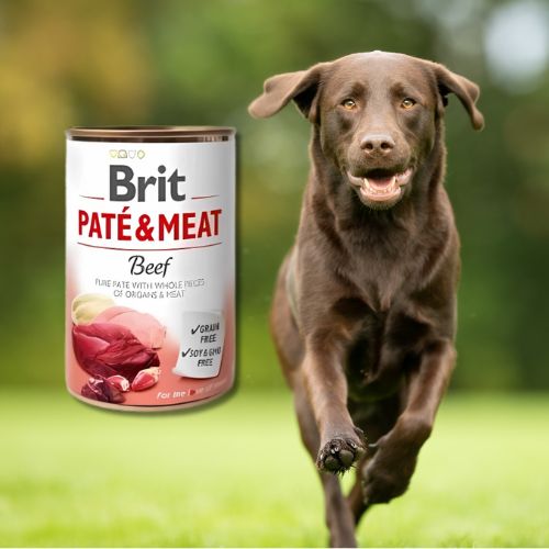 Brit Pate & Meat Beef 400g Mokra Karma dla Psa z Wołowiną