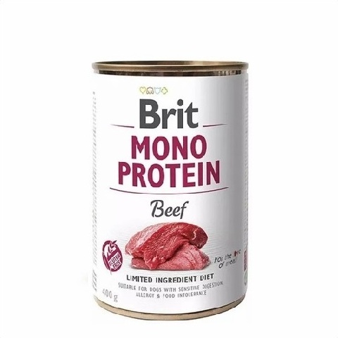 Brit Mono Protein 6x400g Mix Smaków Mokra Karma Monobiałkowa dla Psa