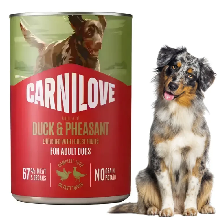 Mokra karma dla psa Carnilove Wild Meat Duck&Pheasant 4x400g
