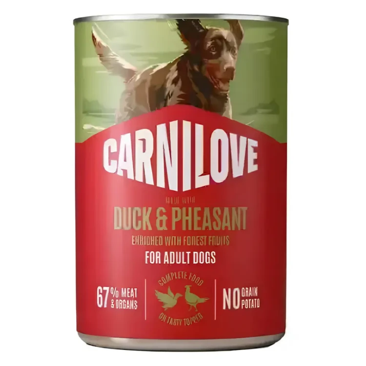 Mokra karma dla psa Carnilove Wild Meat Duck&Pheasant 4x400g