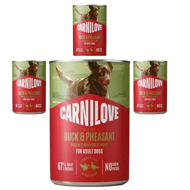 Mokra karma dla psa Carnilove Wild Meat Duck&Pheasant 4x400g