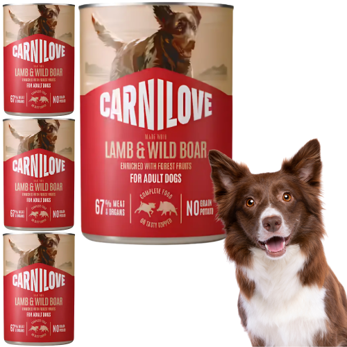 Carnilove Wild Meat Lamb & Wild Boar 4x400g Mokra karma dla psa